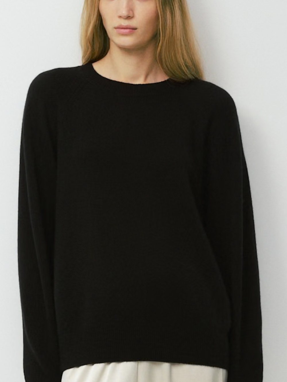 Aritzia Black Wool And  Cashmere Sweater